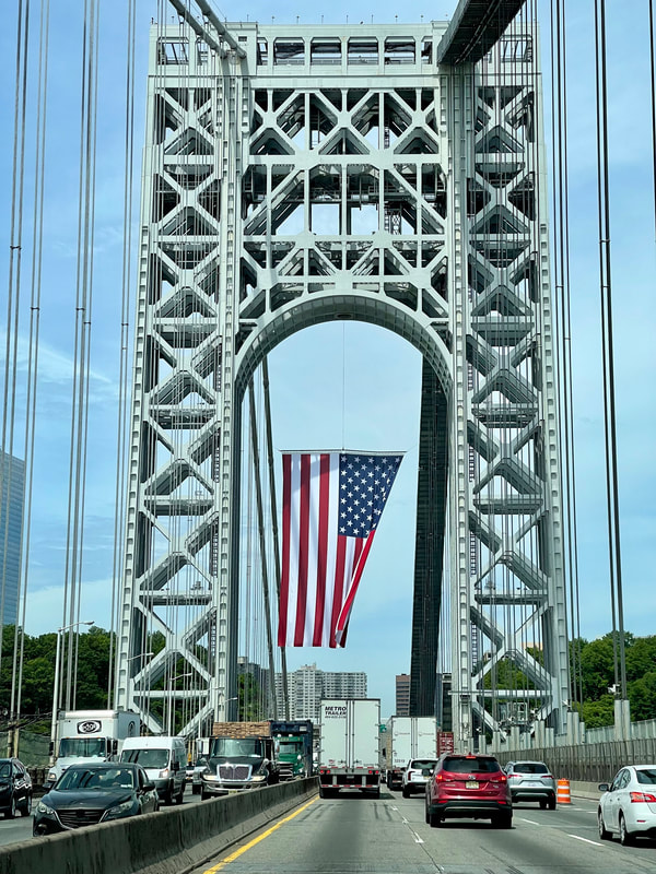 George Washington Bridge which connects New York to New Jersey